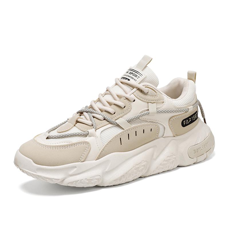 Men's Shoes Autumn Breathable Mesh Sports Shoes Sneakers Trend Versatile Height Increasing Casual Anti Slip Running Shoes