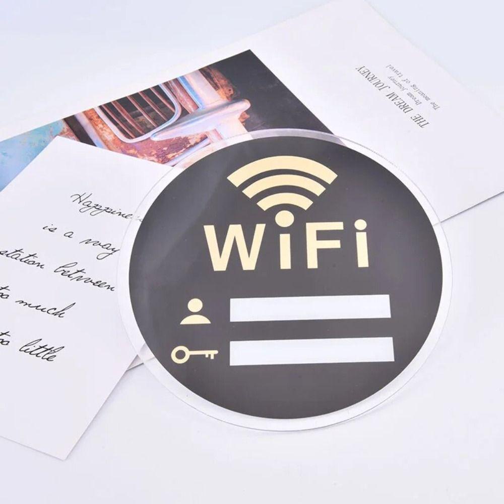Handwriting WIFI Signage Convenient Signal Indication Signage 3D Wall Stickers  Public Place
