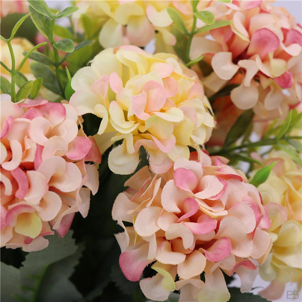 Aritificial Flowers 9 Head Bouquet Decorations