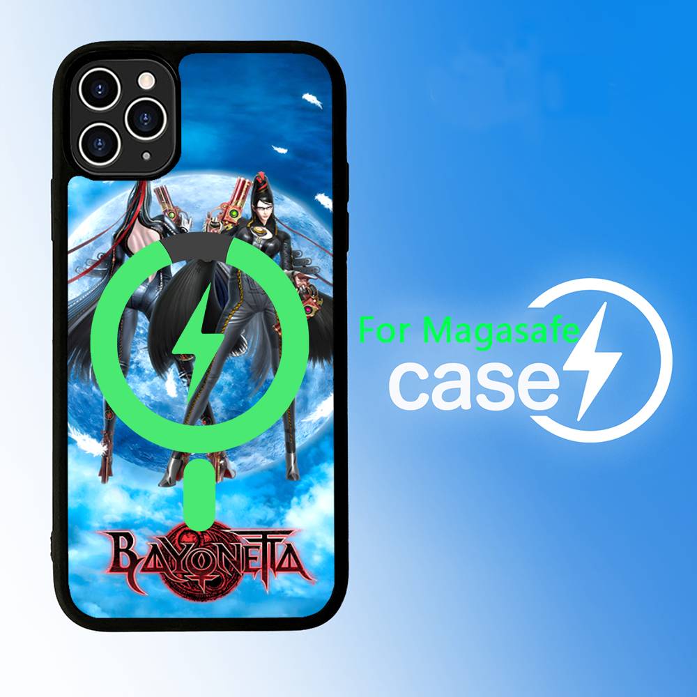 Game Bayonetta Anime Phone Case For IPhone 13 14 15 11 12 16 17 Pro Max Plus For Magsafe Magnetic Shell