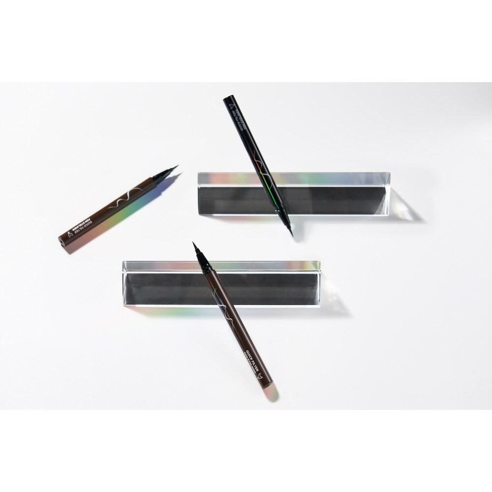 Fox Makeup Waterproof Quick Filter Pen Eyeliner 0.5g, P2 Deep Brown Mocha, 2 Pcs.