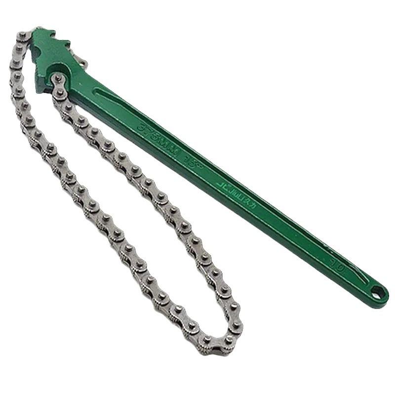 Adjustable Universal Chain Wrench for Oil Filters and Pipes: Quick-Release Multifunctional Tool