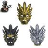Full Face Dragon Masque for Party 3D Halloween Masquerade Foam Masque Fantasy Mythical Creature Realistic Head Costume Costume Cosplay Prop