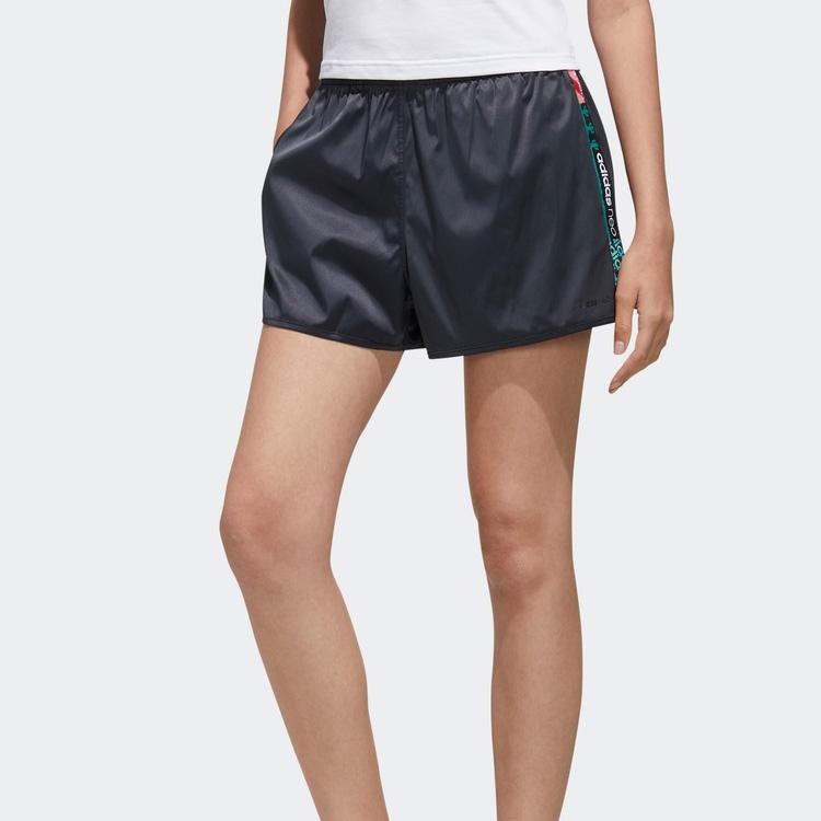 Adidas Neo Printed Lightweight Casual Shorts Women Shorts Black FP7292