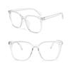 1PC New Women Men Oversized Anti Blue Light Glasses Transparent Frame Motorcycle Goggles Fashion Eyeglasses Anti Radiation Glass