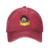 Casual Dragon Ball DBZ Goku Baseball Caps Unisex Distressed Cotton Sun Cap Cute Chibi All Seasons Travel Adjustable Fit Hats Cap