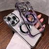 Luxury Plating Transparent For Magsafe Magnetic Case For iPhone 14 13 12 11 Pro Max 14Pro Shockproof Corners Clear Acrylic Cover