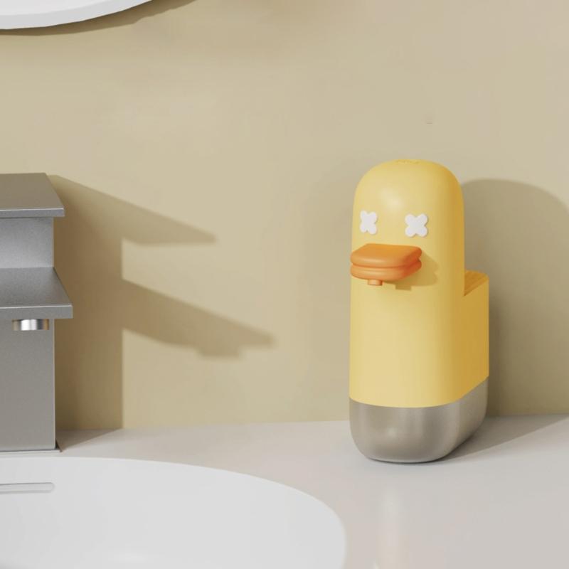 Dispenser di Sapone Schiumogeno Senza Contatto 350ml Dispenser Automatico di Sapone in ABS per Lavaggio Frequente delle Mani in Cucine e Bagni
