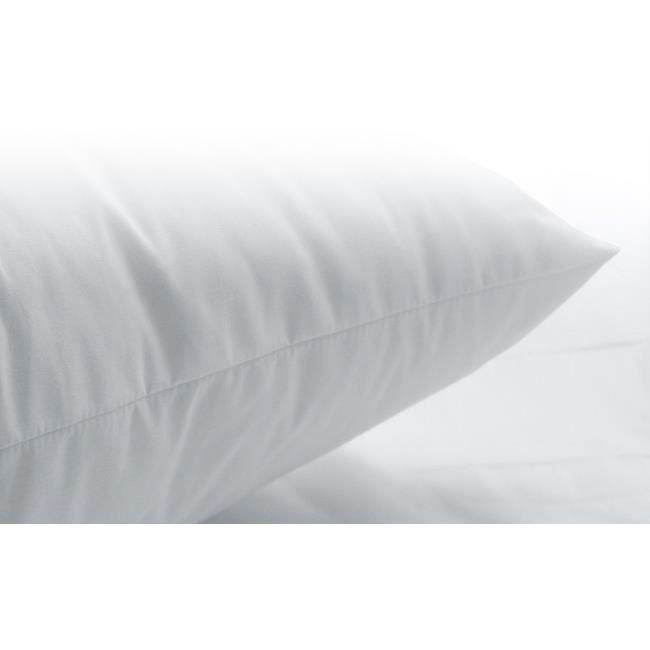 Oreiller - Anallergique - 60x60 cm - Confort moelleux - Enveloppe 100% coton - Fabrication française