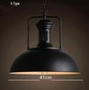 American Retro Wrought Iron Pendant Lamp for Restaurants and Bars