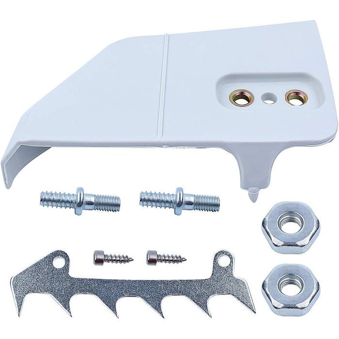 Couvercle pignon de chaîne + crampon pare-chocs pour STIHL 017/018/021/023/025 MS170–MS250 (kit)