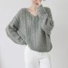 Damen Entspannter Pullover für Damen, Lockeres Oberteil