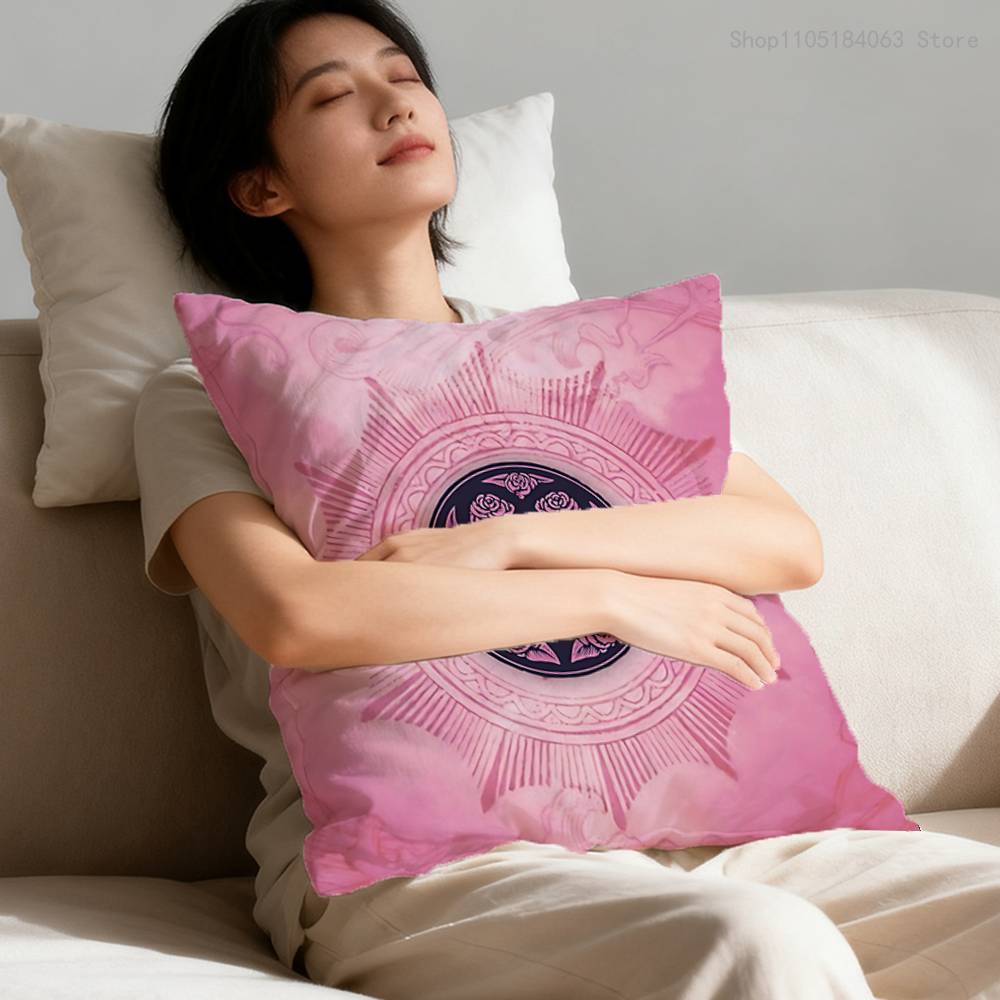H-HIM Band V-Ville V-Valo Pillow Case For Sofa Decor Car Office Room Printing Cushion Cover Decorations and Protector