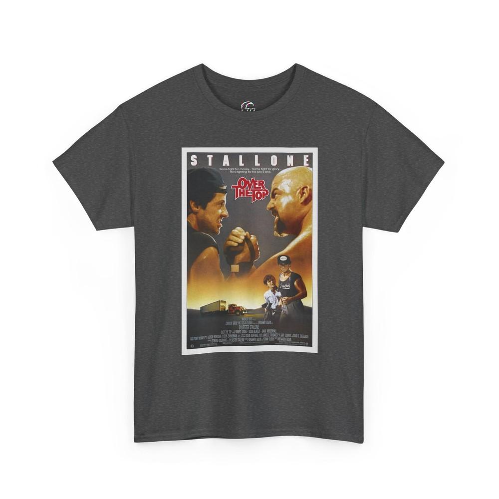 Over The Top Retro Movie Poster TShirt For Men amp; Women Stallone Fan Tee Unisex T-Shirt XXL