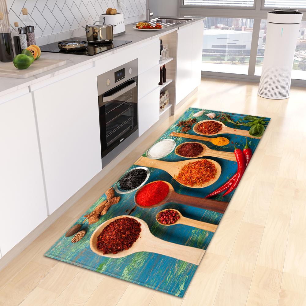 Home Porch Bedroom Balcony Living Room Floor Mat Bathroom Non-slip Long Carpet Kitchen Mat Porch Door Mat