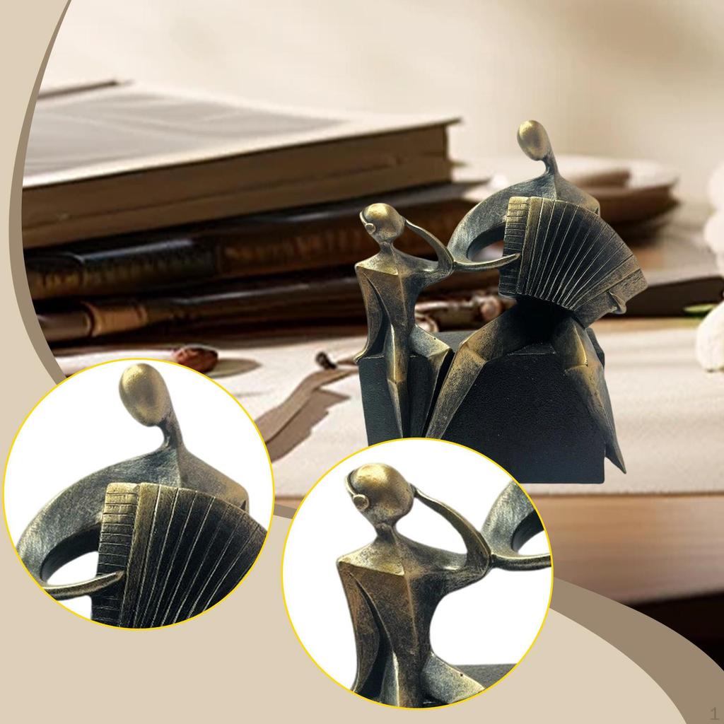 Abstract Figure Sculpture Decorative Figurine Art Crafts Modern Statue Desktop Ornament for