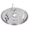 Stainless Steel Heat Resistant Steaming Rack Tripod Design Non Stick Rack for Food Cake(23.5CM )