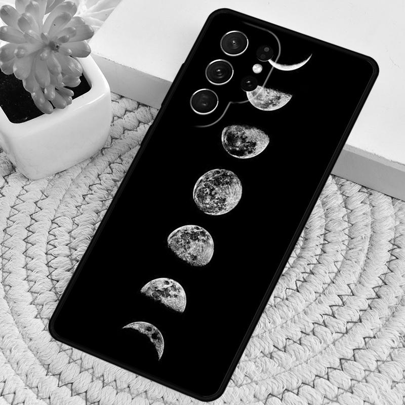 

MOON PHASES Silicone Phone Case For Samsung Galaxy note 10 pro S26 S25 S24 S23 S22 S21 Plus S25Ultra Capa Cover Galaxy S23+
