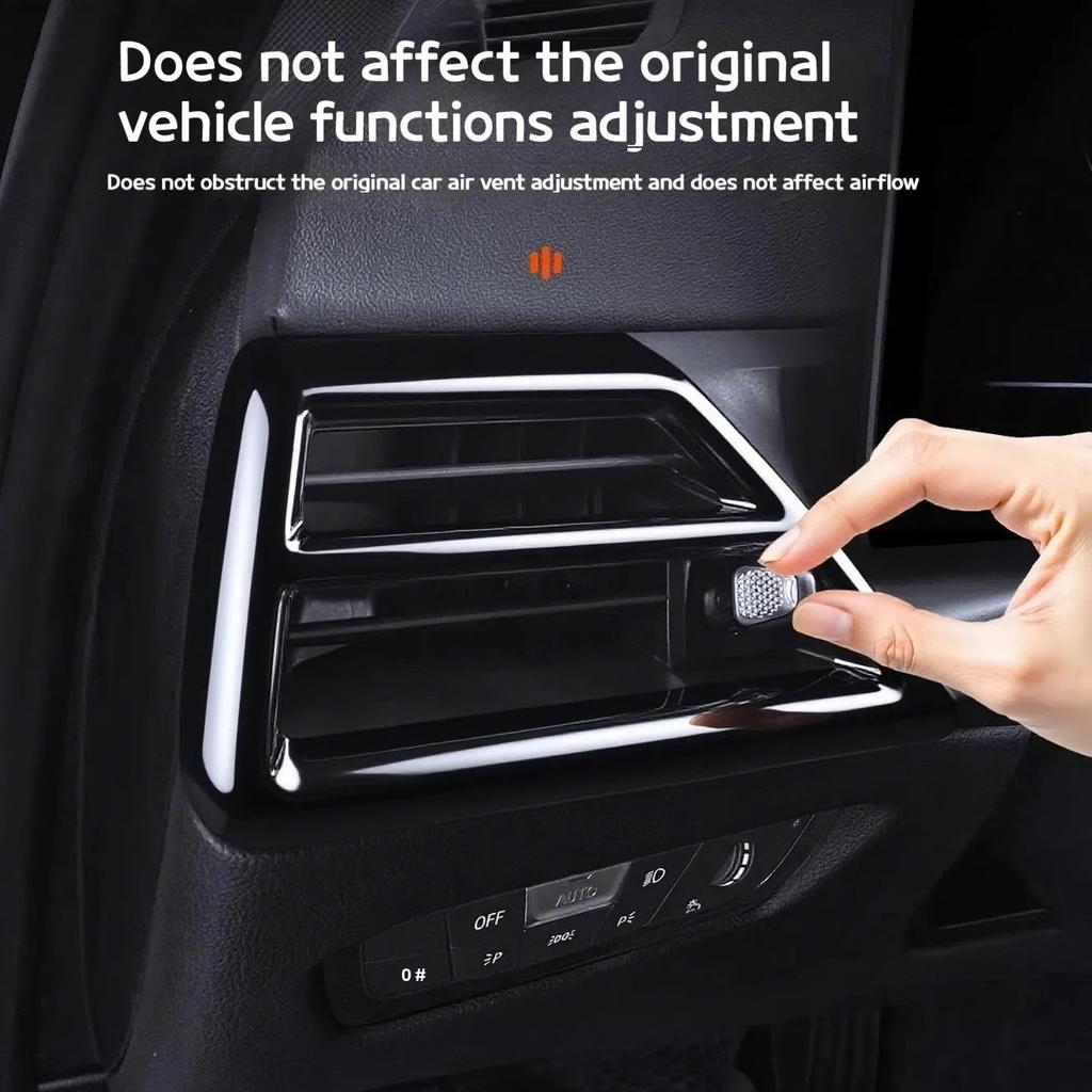 For BMW 3 series G20 2025 Car instrument panel air black conditioner trend protective cover decorative accessories