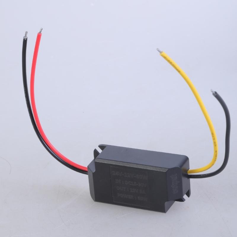 Waterproof 15V 30V to 12V 5A Step Down Converters DCBuck Converters for Surveillances Cameras and Speakers LED Light
