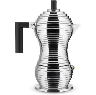 Alessi Pulcina Coffee Maker for 3 Cups Black (MDL02/3B)