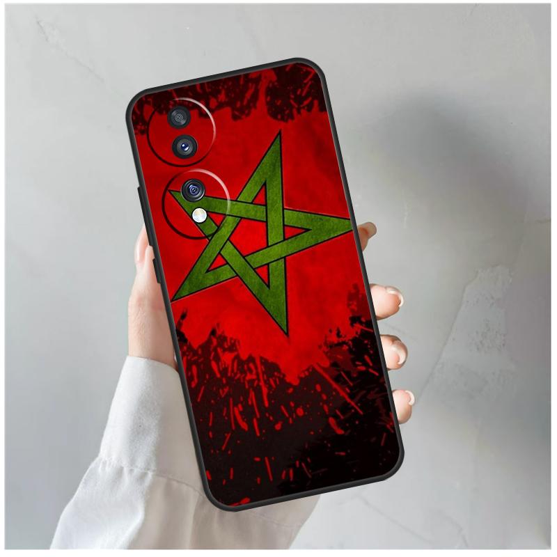 Morocco Moroccan Flag For Honor Magic 7 Lite 6 5 8 Pro Case For Honor X9d X9b X9c X9a X8c X8b 200 400 50 70 Win RT