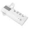 Toothbrush Holder 4 Slots Intelligent Cleaning Punch Free Wall Mounted Toothbrush Cleaner with