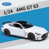 WELLY 1:24 Mercedes-Benz AMG GT 63 Coupe Alloy Sports Car Model Diecast Metal Toy Racing Car Vehicles Model Simulation Kids Gift
