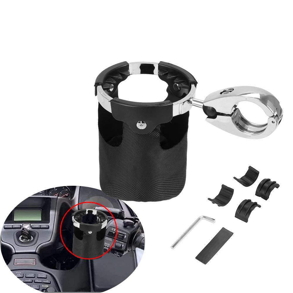 Universal Motorcycle Handlebar Cup Holder for Harley-Davidson & ATV Models