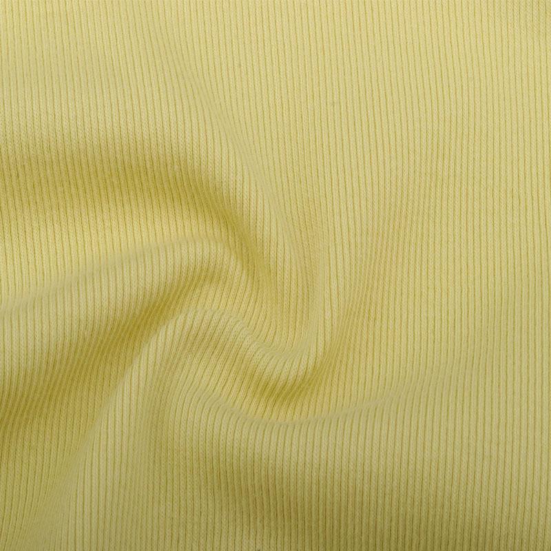 220g/260g/300g Weicher Elastischer 2x2 Gerippter Reiner Baumwollstrickstoff