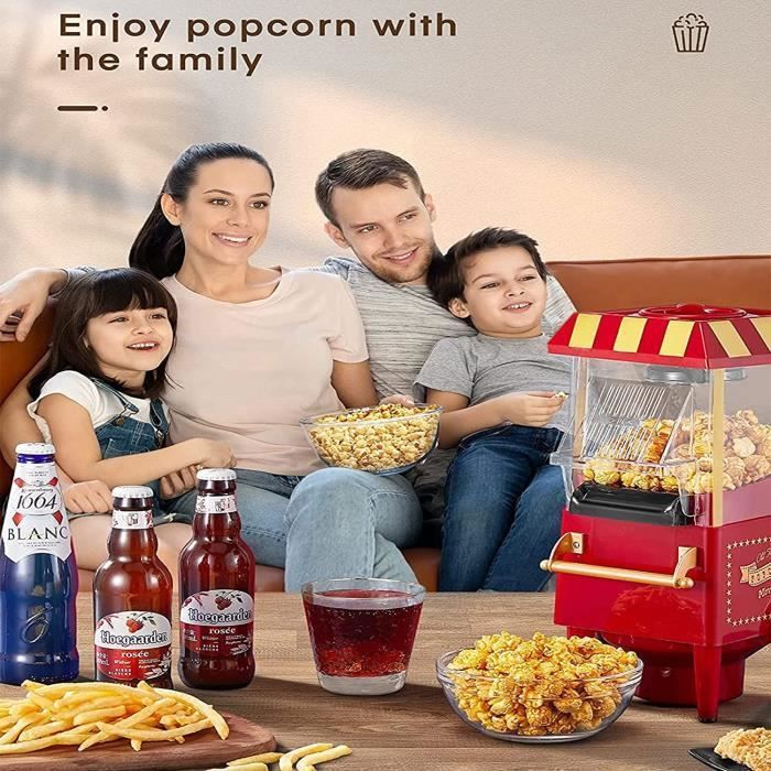 Machine à Pop-corn - CELLUSTOP - S A270 - 1200 W - Électrique - Facile à Nettoyer