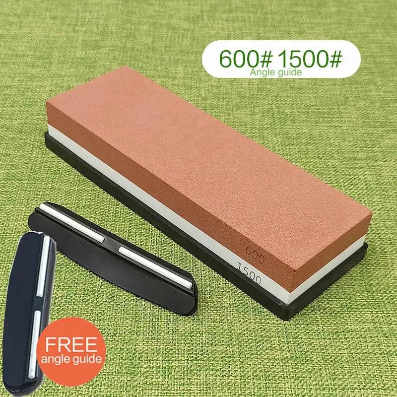 Oilstone Whetstone Sharpening Stone Fixed Knife Sharpener Angle guide 15degrees Accessories Kitche Knives Auxiliary Tool320-8000