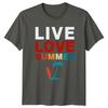 Live Love Summer TShirt Beach Lifestyle Summer Holiday Gift For Him And Her