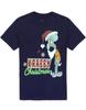 SpongeBob SquarePants Blue Squidward Short Sleeved 100% Cotton T-shirt Mens Tees Top Mens