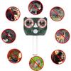 Solar Animal Repellent Device|outdoor Pet Repeller-ultrasonic,waterproof Usb Charge And Scarer