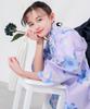 Yukata Two Change Set Heiko Junior Girls Butterfly [KYOETSU] Set, Yukata, Parts, Girls, Unbleached, Weave, 3-piece (Yukata, Obi, Geta), (6. Dream,