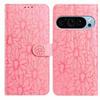 10-Color Daisy Embossed Flip Card Case for Google Pixel 6,Pixel 7,Pixel 8,Pixel 9,Pixel 10 series...