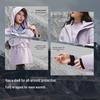 Beneunder Women's Windproof Hardshell Mid-Length Down Jacket