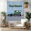 Peterbilt Heavy Trucks Custom Your Name Wall Decor Tapestry Art For Pet Memorial Birthdaywedding Party Backdrop Family Gift