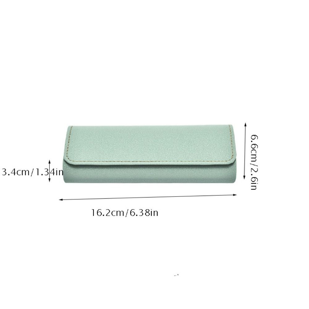 Anti-fall Pressure PU Leather Glasses Box Reading Glasses Eyewear Protector Case  Female