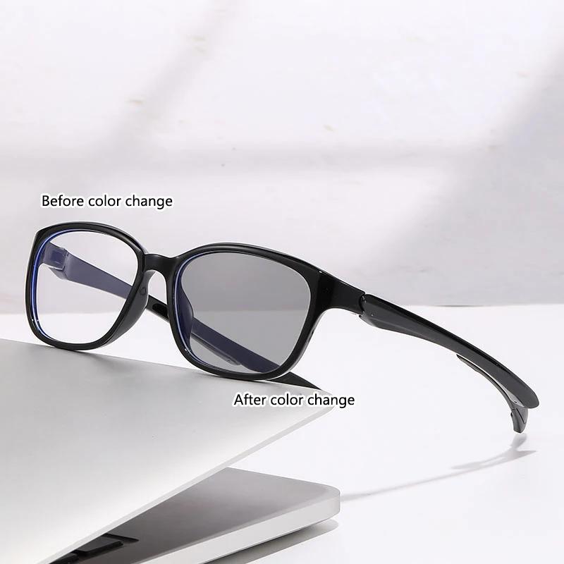 Automatic Zoom Intelligent Adjustment Reading Glasses Hd Blue Light Tr Ultra-light Reading Glasses 0
