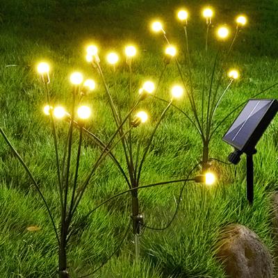 8LED Firefly Atmosphere Light with Remote Control Solar Decorative Light Lighting Ornaments 1200mAh Home Decor for Party Wedding