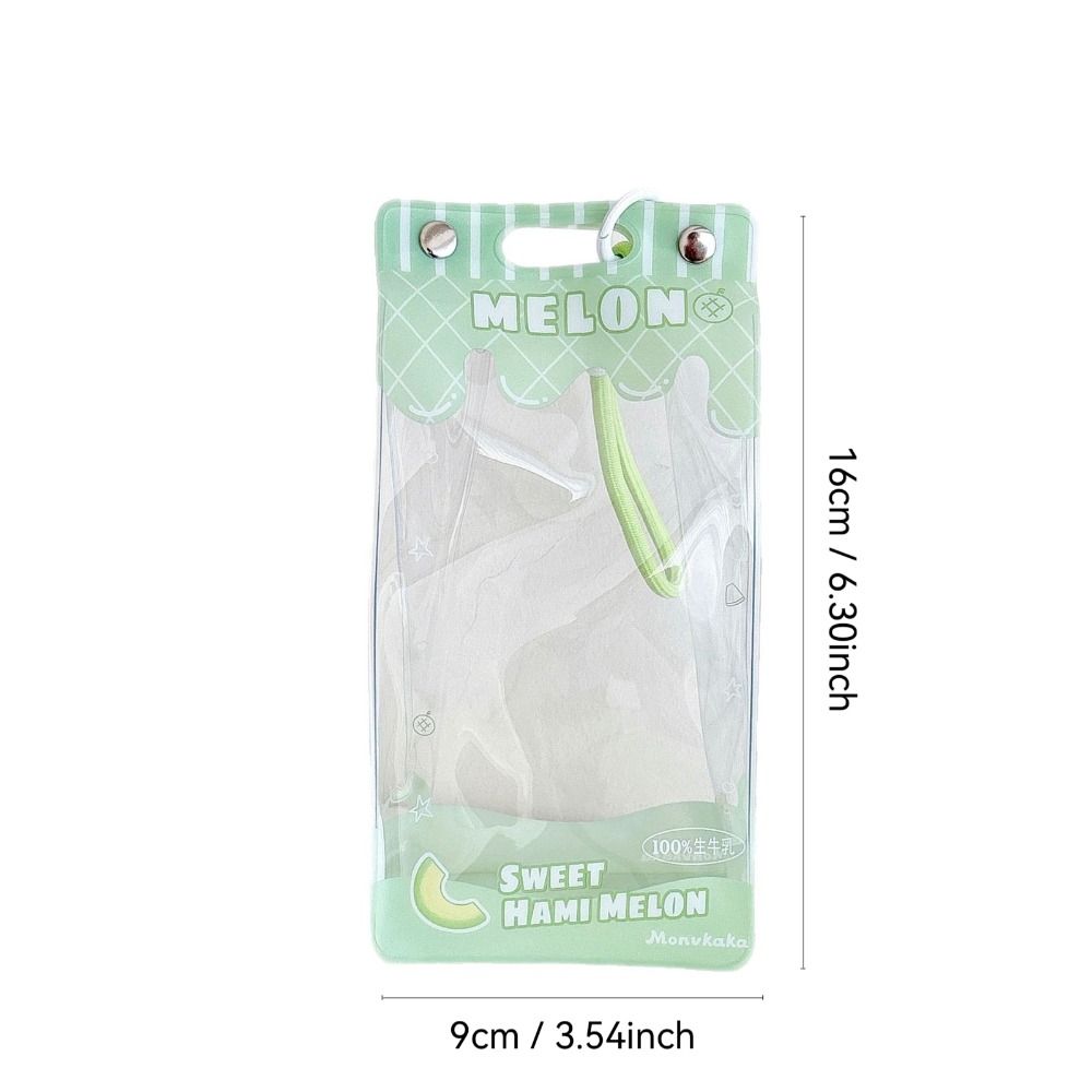 New Transparent Data Cable Storage Bag Dustproof PVC Dolls Storage Pouch Gift Colorful Dolls Outdoor Bag for 13cm Dolls