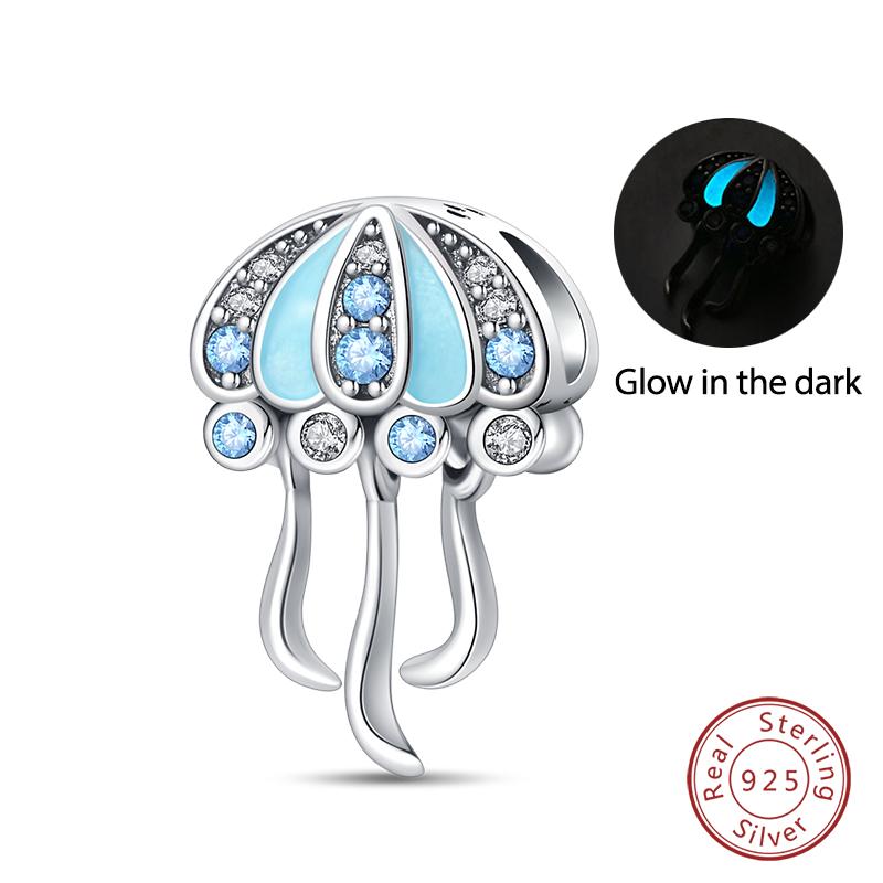 New Copper Ocean Series Mermaids Shell Charms Beads Fit Qikaola Original Bracelets Fine Birthday Diy Jewelry