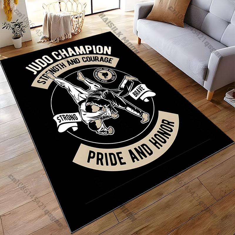 

Judo combat logocarpet Yoga living room room decor children s crawling mat doormat area rug games floor mat 40x60cm