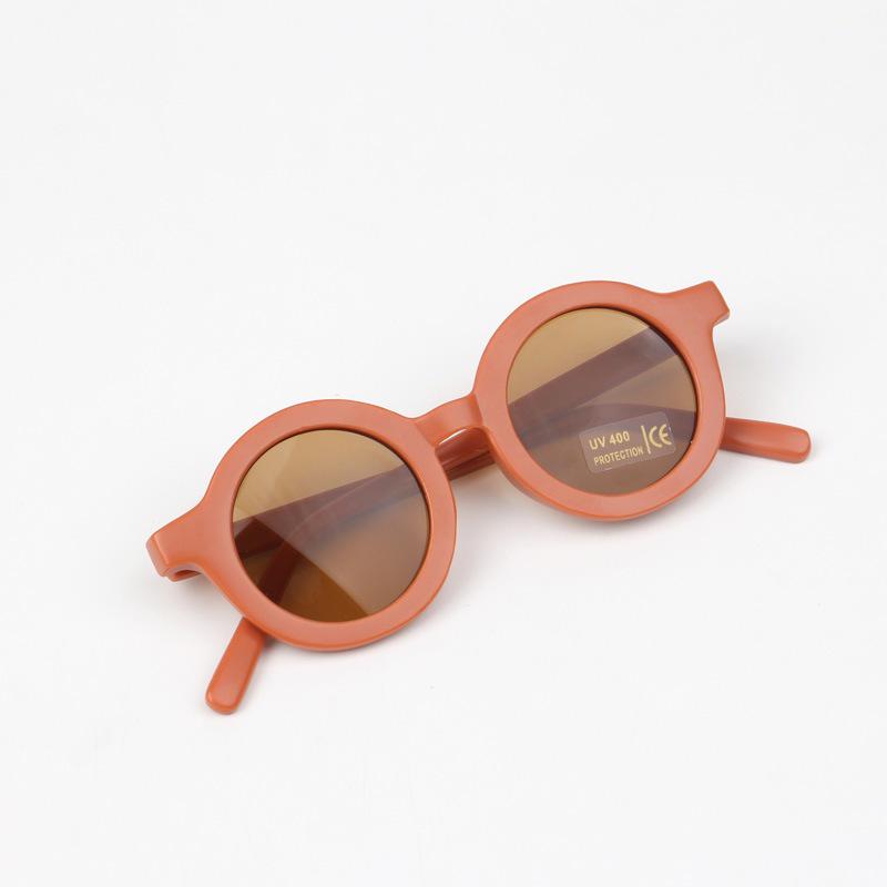 Denmark Matte Round UV400 Foldable Children's Sunglasses