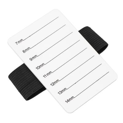 Eyelash Extension Hand Plate False Eyelashes Holder Pallet with Adjustable Wrist Strap for Novice
