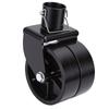 Trailer Jack Swivel Caster 2000lbs 6in Dual Wheel Heavy Duty Trailer Swirl Jack Caster for RVs Boat Trailers Campers