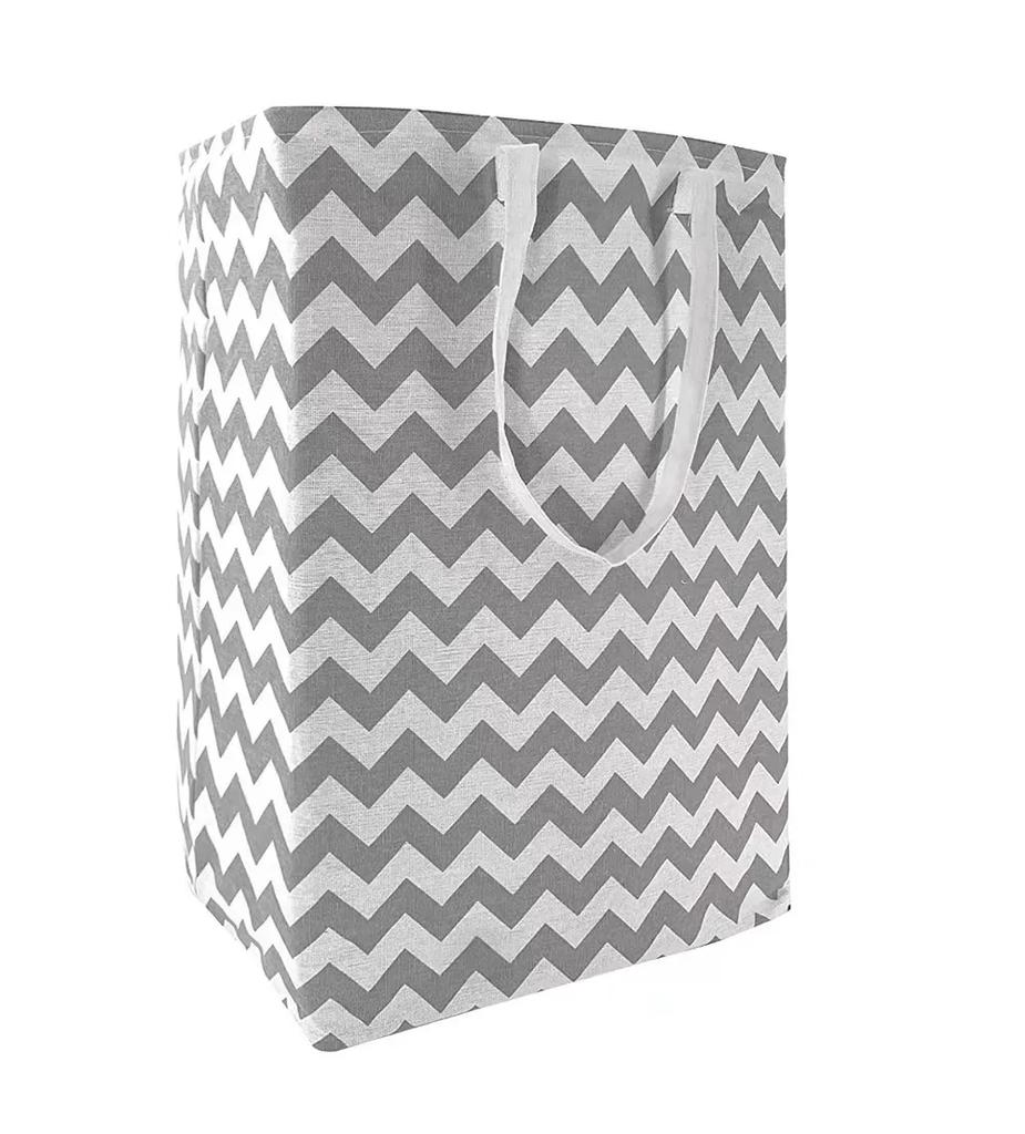 72L Freestanding Laundry Hamper Collapsible Large Clothes Basket with Easy Carry Extended Handles for Clothes Toys Grey