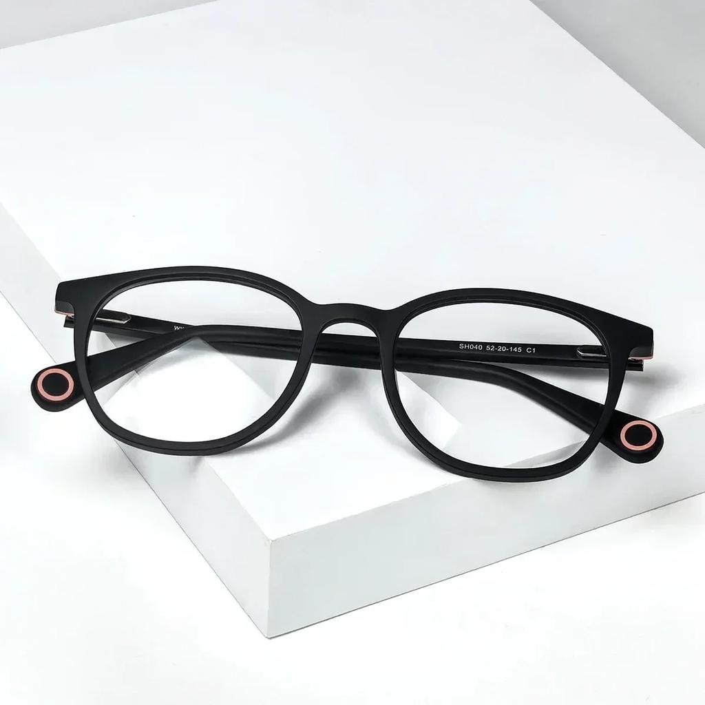 SHINU Myopia Glasses for Women TR90 Frame Blue Light Blocking Resin Lenses Far Sighted Grade Eyewear